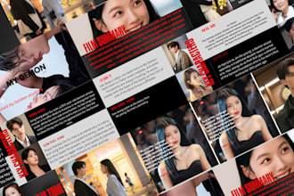 design movie film pitch deck tv series film poster presentation slides tv shows