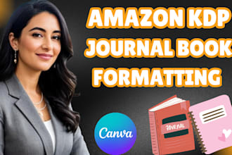 professionally format and edit your journals for amazon KDP