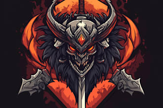 make logo designer anime, fantasy