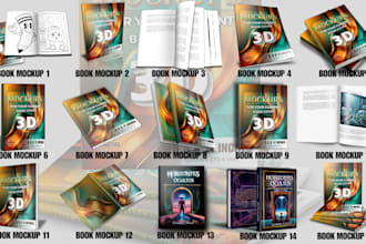 turn your book cover into a stunning 3d mockup to sell more