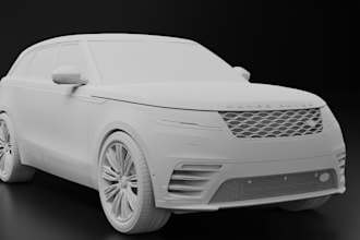 carve out 3d realistic car for 14 resin printing,3d car part,car texture,remesh