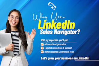 provide b2b lead generation using linkedin sales navigator