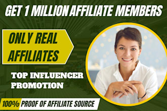 recruit affiliates, sign them up, and promote your affiliate links to get sales