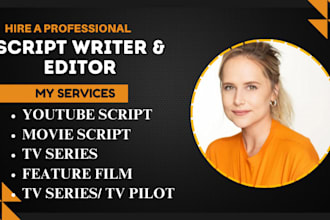 write your script proofread, edit and format your screenplay or TV series script