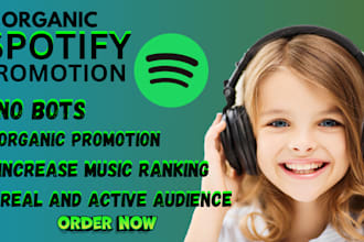 usa organic spotify music promotion spotify album ads campaign spotify listeners
