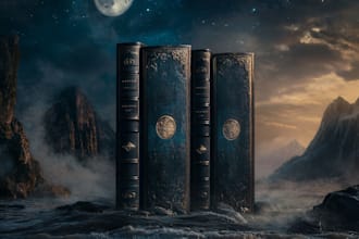 design fantasy, romance and sci fi book covers