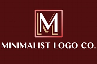 create a modern and minimalist logo tailored to your brand