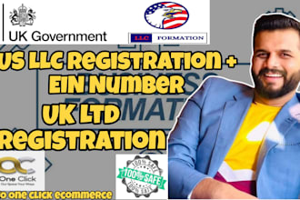 form your UK ltd and USA llc with registered address and phone number