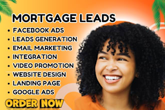 generate highly converting mortgage, first time home buyer, and hard money leads