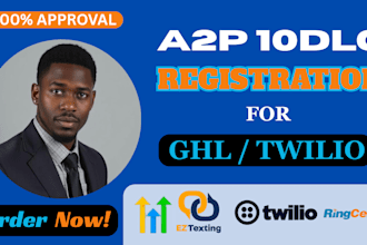 do a2p 10dlc registration gohighlevel a2p twilio, ringcentral, dlc verification