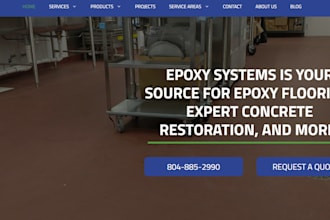 design epoxy flooring landing page epoxy website flooring remodeling website