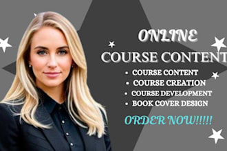 create online course content, ebook course creation, lesson plan on thinkific