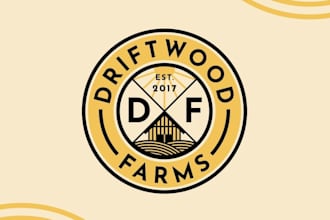 provide a custom modern agriculture farm logo design
