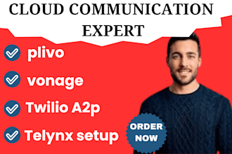 setup twilio telnyx upgraded for voice bulk sms two way chat