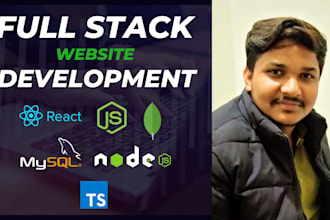 develop custom mern stack website as a mern stack developer using reactjs nodejs