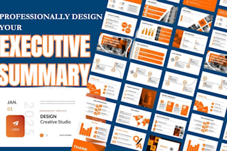 design one pager, executive summary, long one pager, investment teaser, flyer