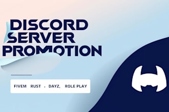 do discord server promotion for fivem rust server dayz server minecraft server