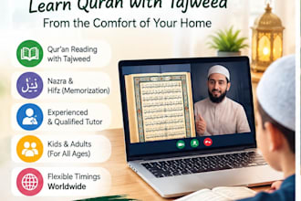 teach quran online with tajweed for kids and adults