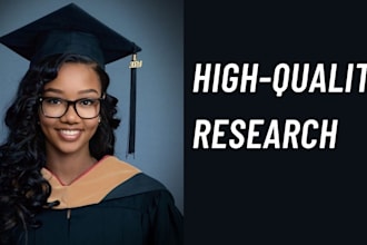 conduct in depth research on any topic