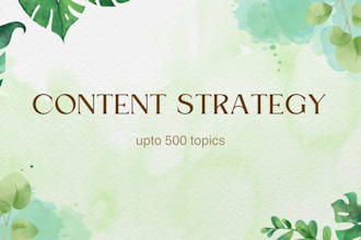 do content strategy for upto 300 topics rapidly