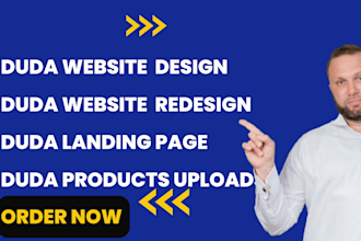 build duda website, duda redesign, duda landing page