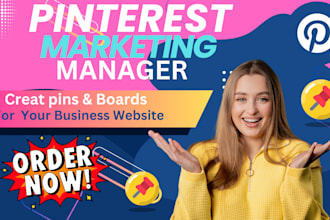 creat pin and boards as a pinterest manager organically