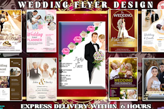 do wedding flyers, wedding invitation cards within 6 hours