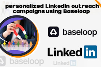 extract leads from linkedin sources and automate outreach on baseloop