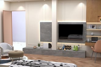 do basic budget friendly 3d interior rendering