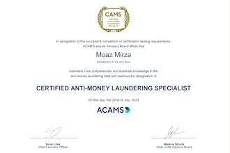 develop and deliver aml cft kyc cdd fatca crs policies