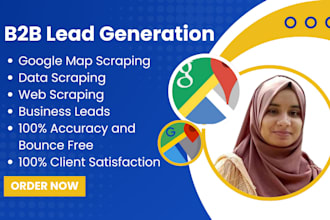 do b2b business leads using google maps data scraping