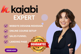kajabi website kajabi sales funnel online course kajabi expert landing page