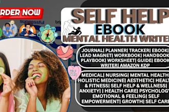 write design self help ebook journal life coaching wellness mental health guides