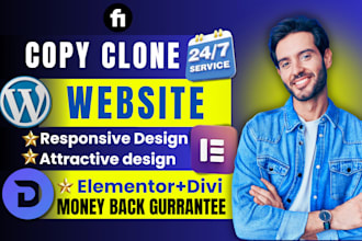 copy clone website and clone wordpress website