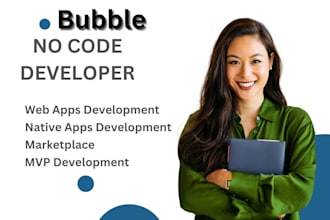 develop bubble adalo bubble io website buildfire web app  mvp mobile app