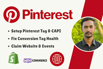 setup and fix pinterest tag conversion API and event tracking