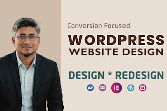 redesign design elementor website