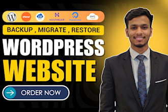 migrate, transfer, or move your wordpress website