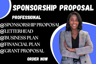 sponsorship proposal letterhead event grant proposal for nonprofit business plan