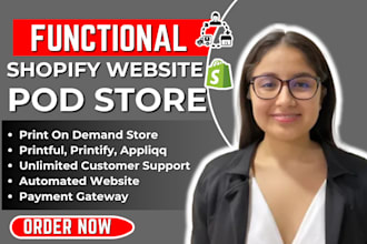 make print on demand shopify store, etsy shopify store, shopify pod website