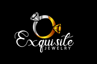 design fashion jewelry crown logo for your business