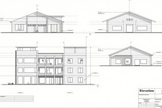 make landscape plan adu architect floorplan elevation for city permit and stamp