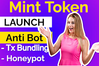 create utility and reward token on evm and solana chain