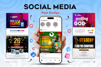 do social media post, banner, ads for instagram, facebook or linkedin