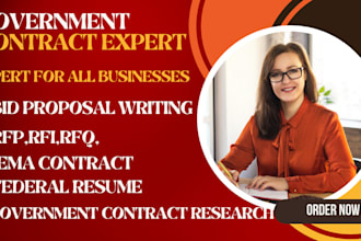 write a winning grant proposal writing government contract bid, proposal rfp rfq
