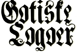 create a typographic gothic logo
