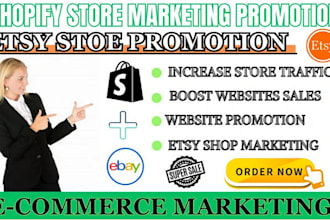 scale shopify dropshipping sales marketing shopify marketing etsy ebay promotion