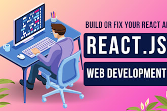 develop a custom react website and reusable react components