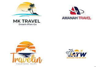 design logo for photography, travel, law firm or ecommerce online store