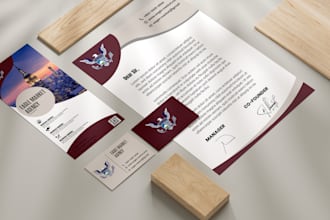 do business card, letterhead, and stationery design